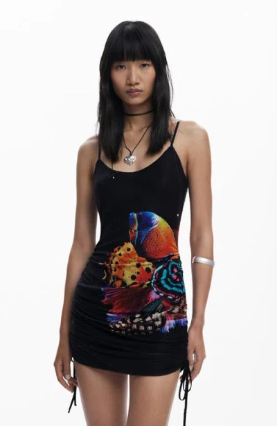 Desigual Aquatic Print Minidress