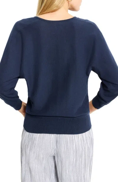 Nic + Zoe Nic+zoe Easy Cotton V-neck Sweater