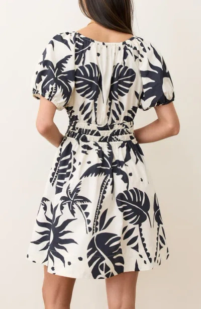Marine Layer Emery Cotton Poplin Dress In White