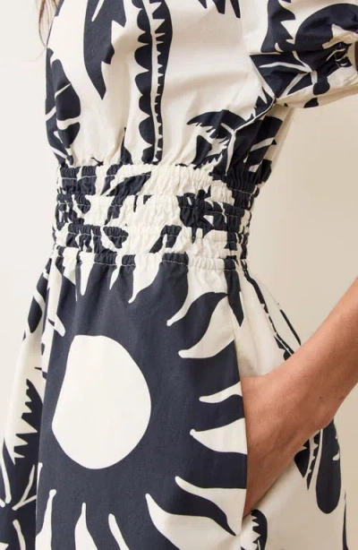 Marine Layer Emery Cotton Poplin Dress In White