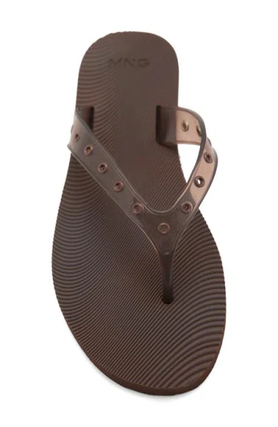 Mango Grommet Detail Flip Flop