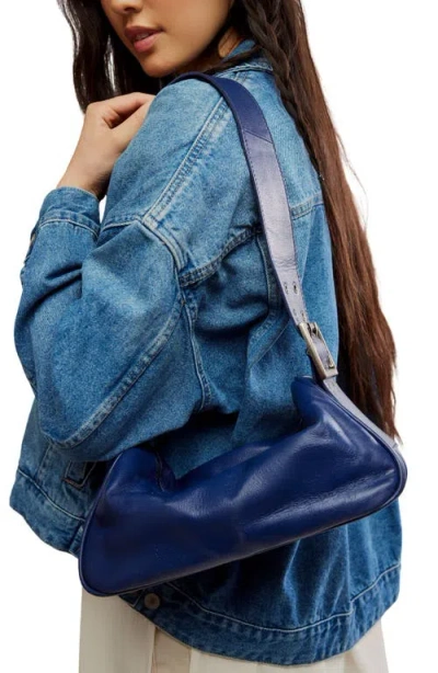 Free People Army Candy Leather Baguette Bag