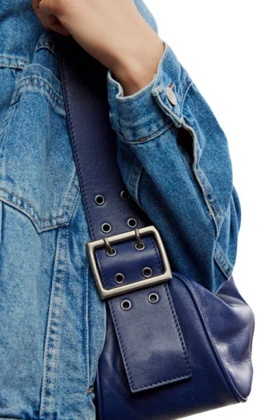 Free People Army Candy Leather Baguette Bag