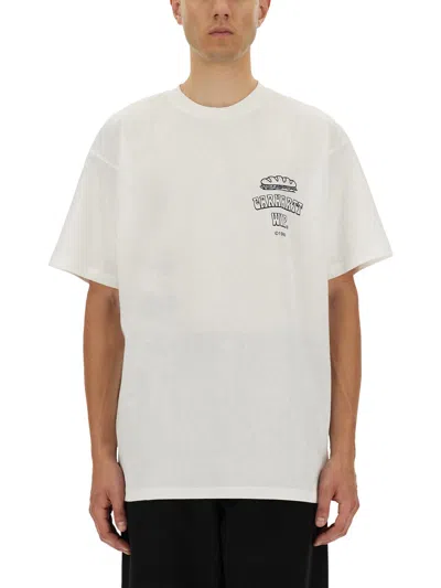 Carhartt Carhatt Wip Sandwich Short Sleeve Graphic Tee In Neutral