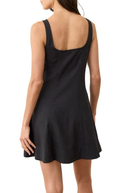 Marine Layer Denisse Sleeveless Minidress In Black