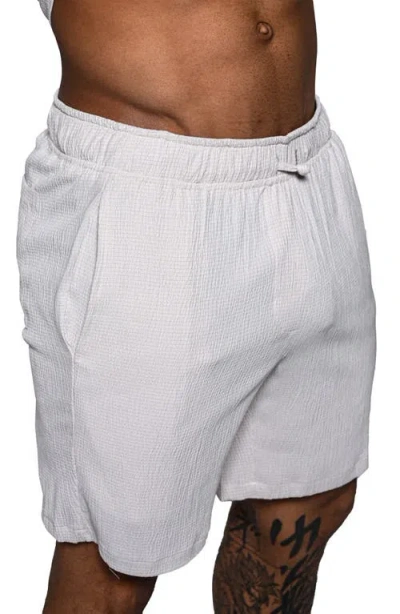Maceoo Everyday Drawcord Shorts In White
