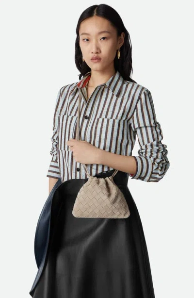 Bottega Veneta Small Dustbag Intrecciato Suede Bag