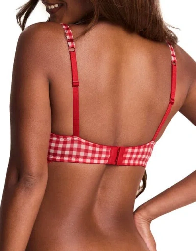 Adore Me Gretl Contour Demi Bra In Red