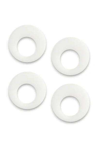 Pillowpia Resin Napkin Rings Small Set/4