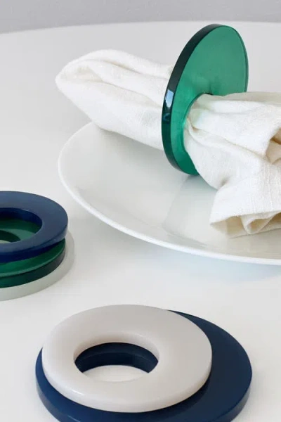 Pillowpia Resin Napkin Rings Small Set/4