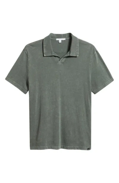 Threads 4 Thought Jared Mineral Wash Cotton Polo In Gray