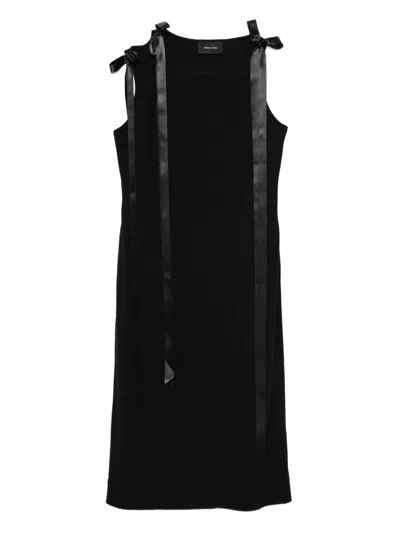 Simone Rocha Bow Strap-detail Midi Dress