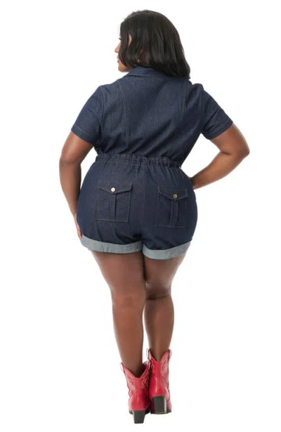 Unique Vintage Plus Size Garage Style Romper