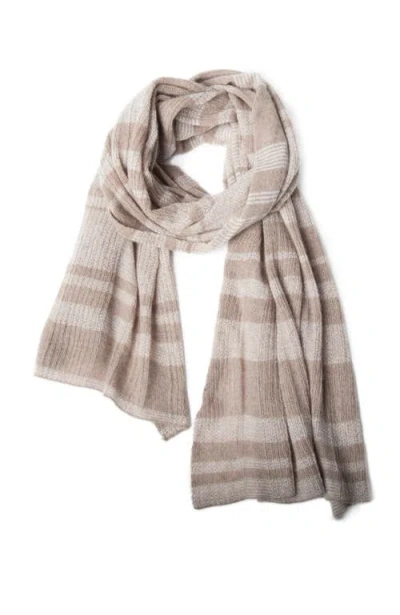 Portolano Lightweight Cashmere Striped Wrap