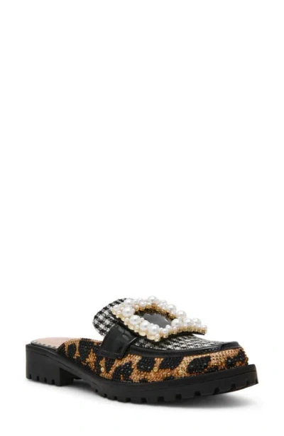 Betsey Johnson Grayce Loafer In Animal Print