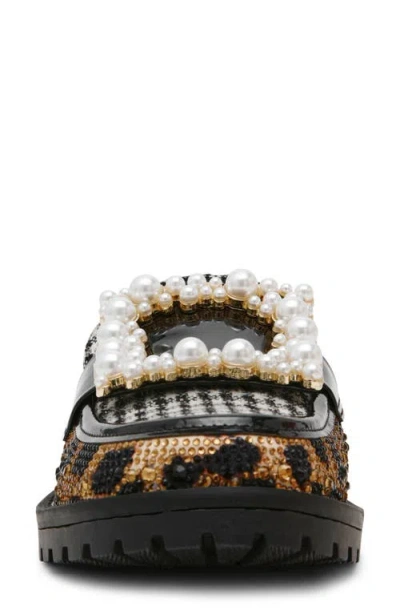 Betsey Johnson Grayce Loafer In Animal Print
