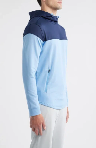Swannies Yorobe Colorblock Golf Hoodie In Blue