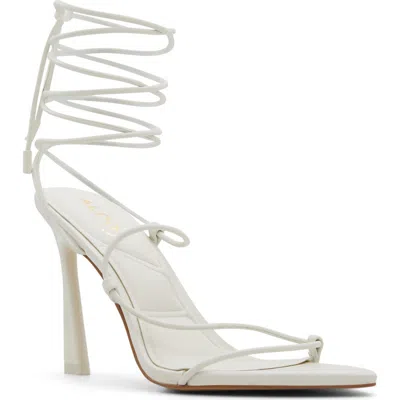Aldo Melodic Pointed Toe Ankle Wrap Sandal