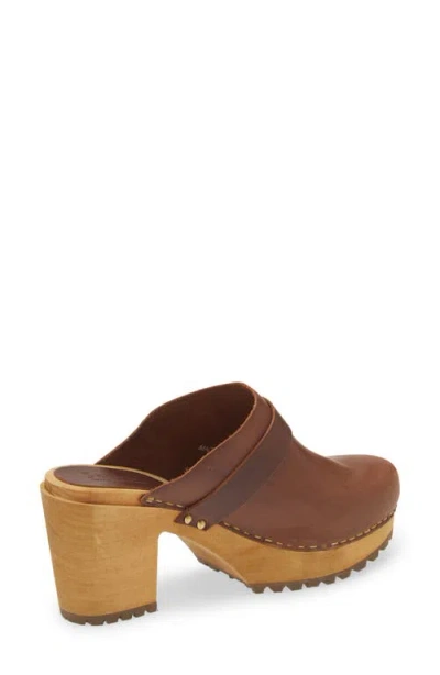 Sanita Peleni Block Heel Clog In Brown