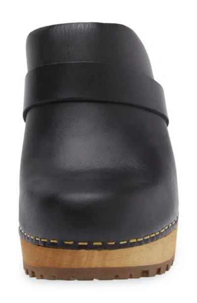 Sanita Peleni Block Heel Clog In Black