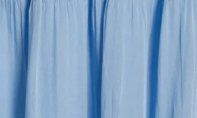 Elan Smocked Cover-up Midi Dress In Blue