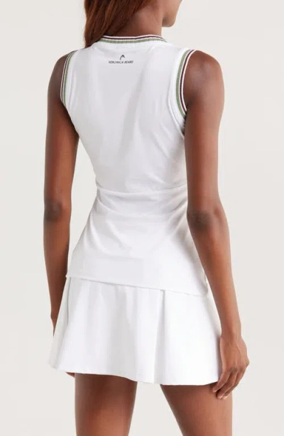 Head X Veronica Beard Tank Top White In White