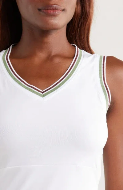Head X Veronica Beard Tank Top White In White