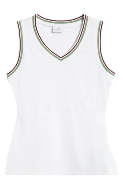 Head X Veronica Beard Tank Top White In White