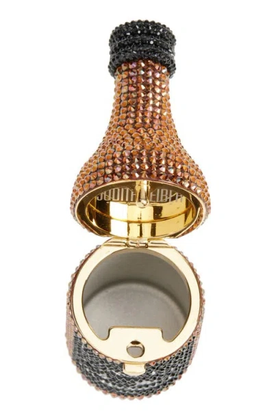 Judith Leiber Mini New York Whiskey Crystal Pillbox