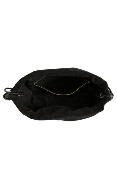 Veronica Beard Stash Suede Shoulder Bag