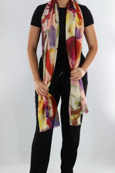 La Fiorentina Watercolor Print Scarf