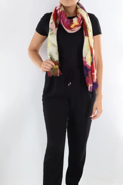 La Fiorentina Watercolor Print Scarf