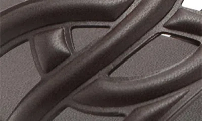 Mango Cut Out Detail Sandals In Burgundy