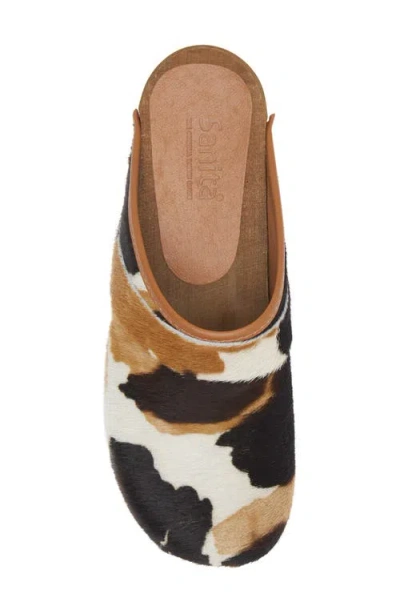 Sanita Caroline Genuine Calf Hair Clog