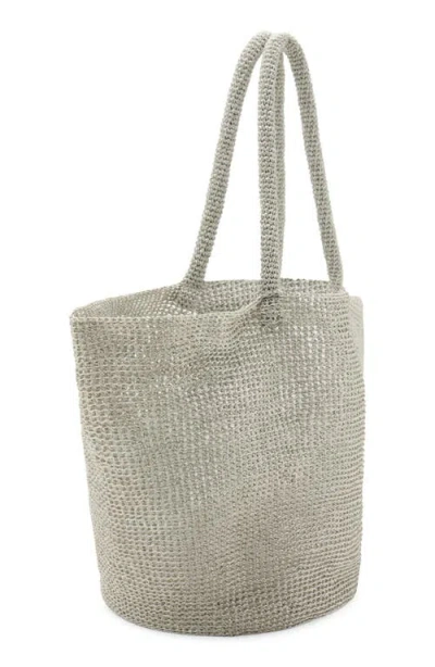 Mango Woven Shopper Bag