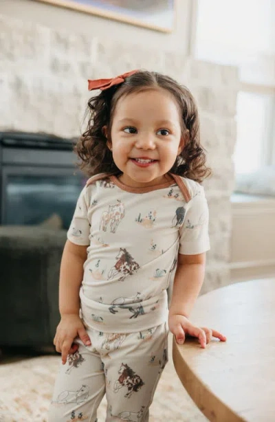 Copper Pearl Montana Footed Pajama Pants In Neutral