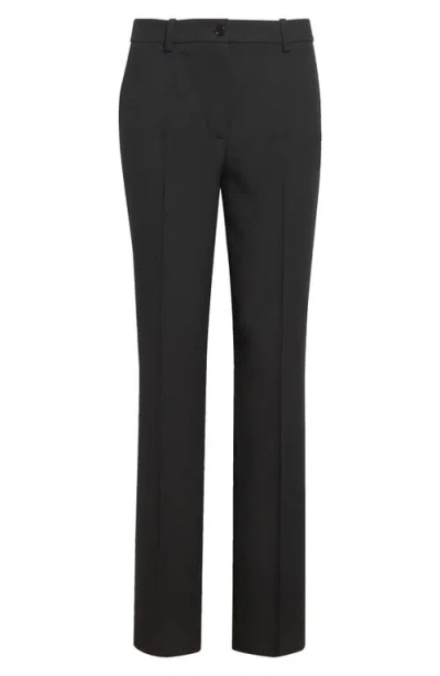 Michael Kors Twill Wool-blend Pant In Black