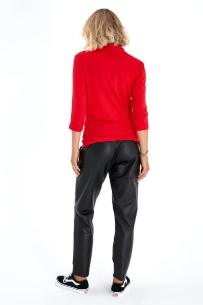 Accouchée Pure Maternity/nursing Top In Red