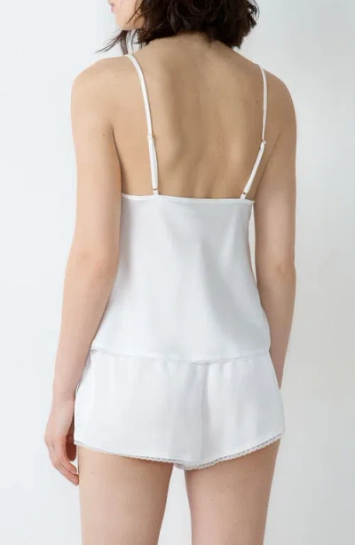 Etam Amour Caraco Appliqué Camisole In White