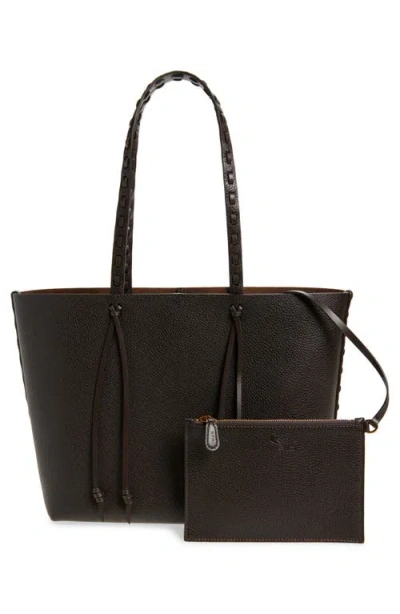 Etro Shopping Essential Leather Tote