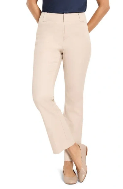 Nic + Zoe Nic+zoe Plaza Ankle Demi Bootcut Pants In Neutral