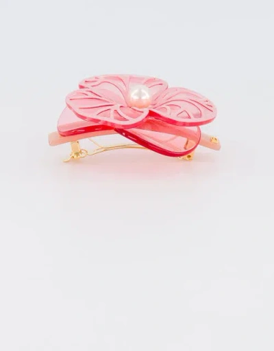Alexandre De Paris Boheme Camelia Acetate Hair Barette