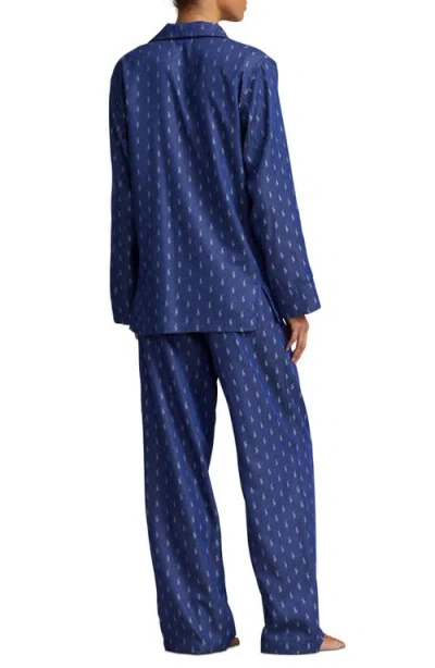 Polo Ralph Lauren Cotton Blend Pajamas In Blue