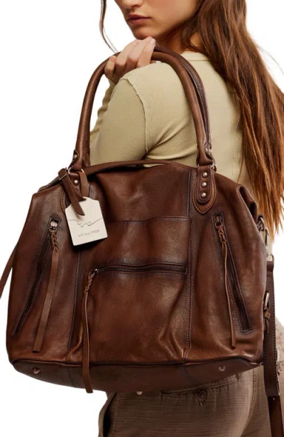 Free People Emerson Lambskin Leather Tote