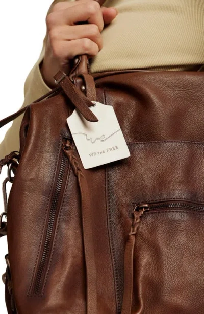 Free People Emerson Lambskin Leather Tote