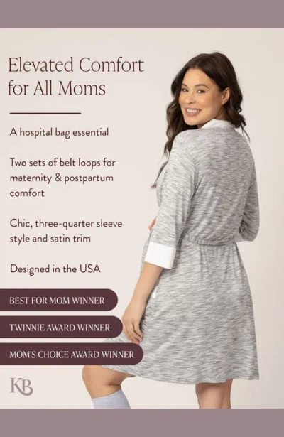 Kindred Bravely Emmaline Robe- Fits L/xl In Gray