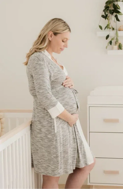 Kindred Bravely Emmaline Robe- Fits L/xl In Gray