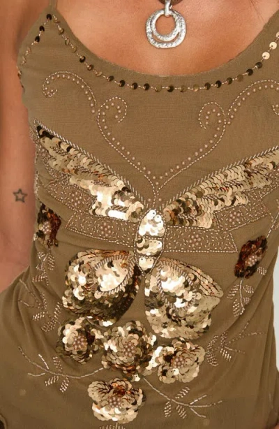 Princess Polly Start Of Summer Sequin Camisole