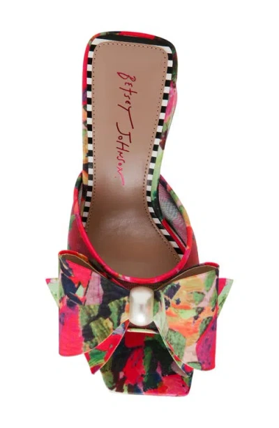 Betsey Johnson Jordn Block Heel Sandal
