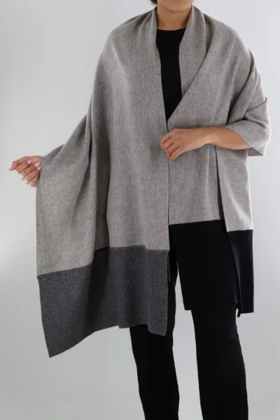 La Fiorentina Ombre Scarf With Frayed Border